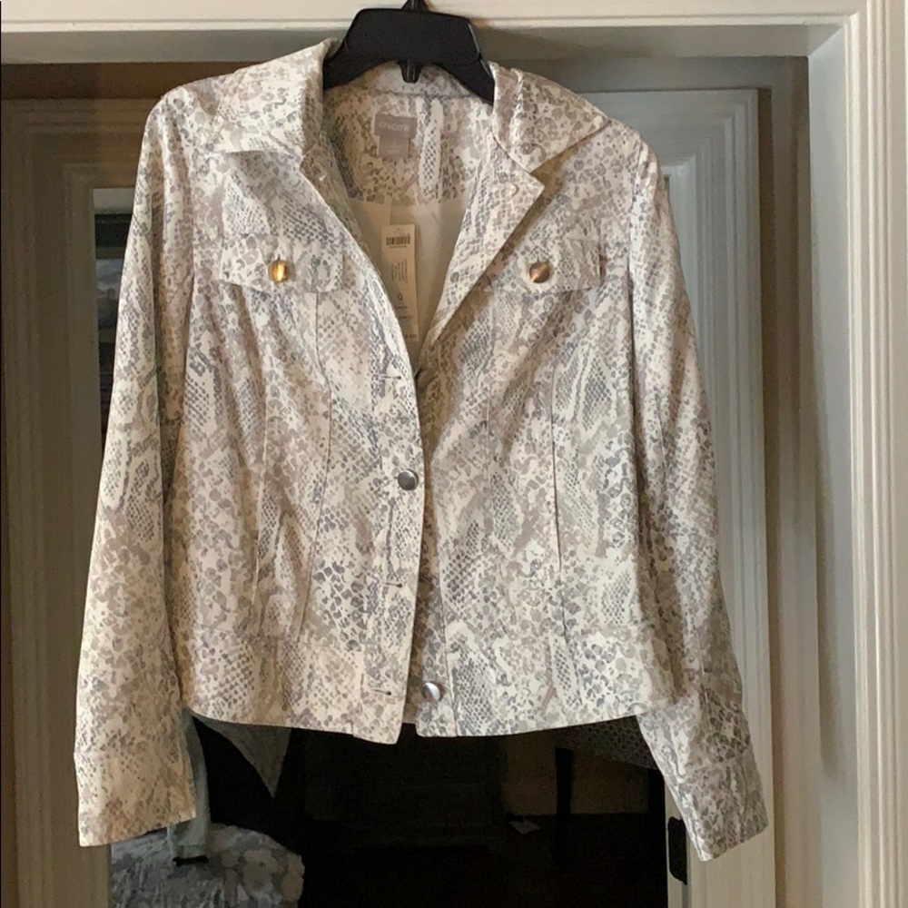 Chico’s python animal print.